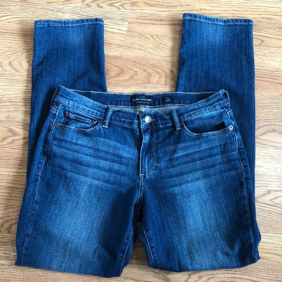 Lucky Brand Mid Rise Sweet Straight Jeans Size 10 - Picture 5 of 14